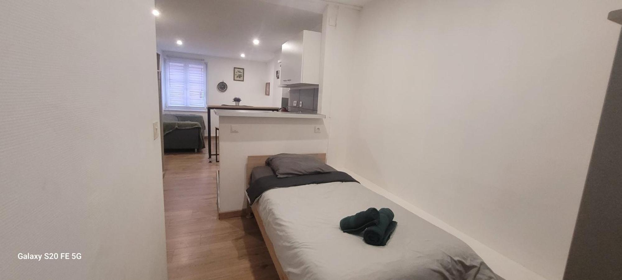 Studio Petit Battant Wifi Supercentre Tres Calme Besancon Bagian luar foto